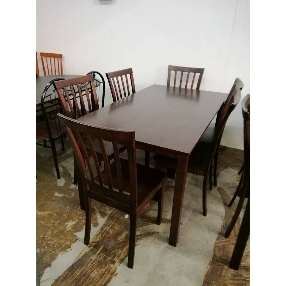  MEJA  MAKAN  6 SEAT last set Shopee  Malaysia