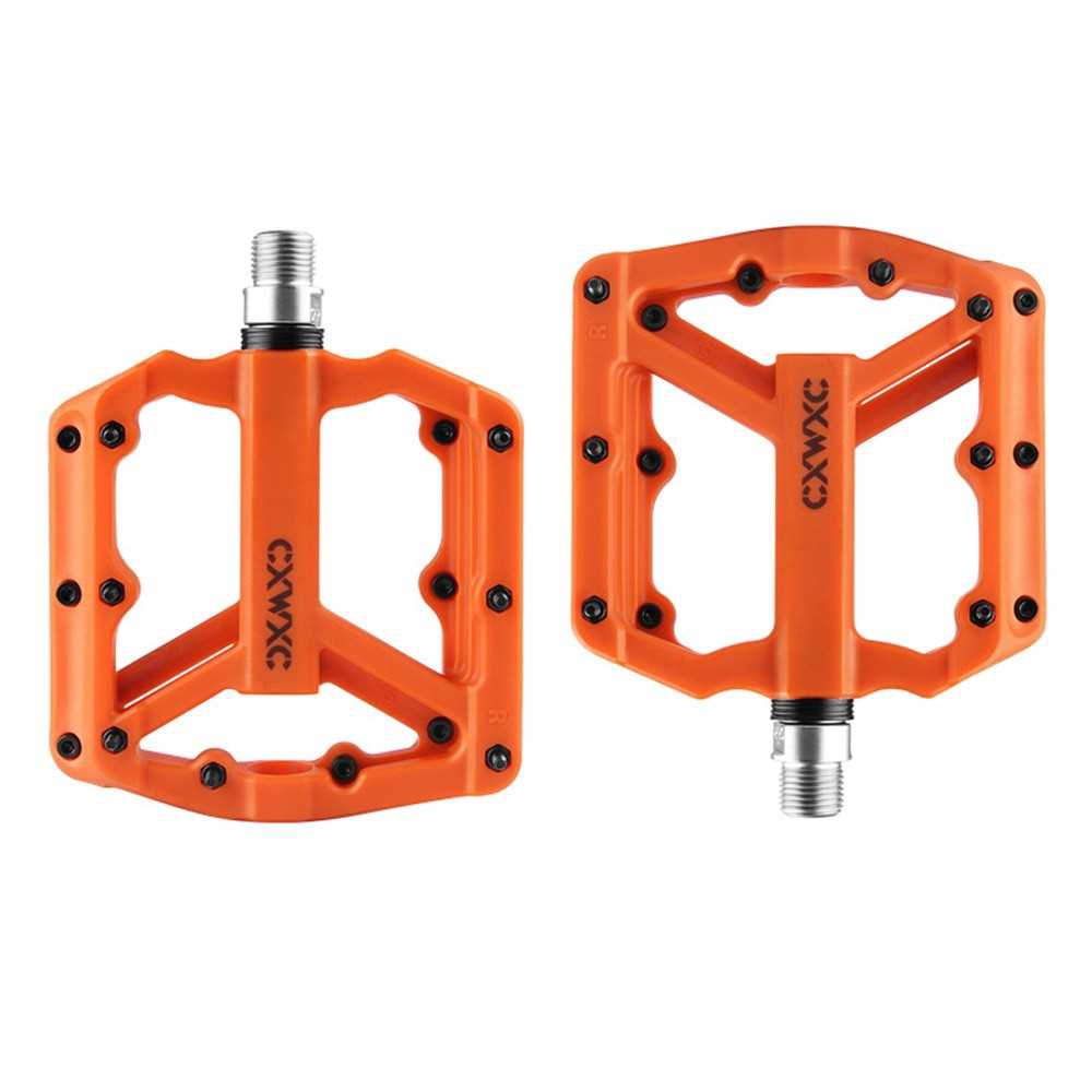 orange bike pedals