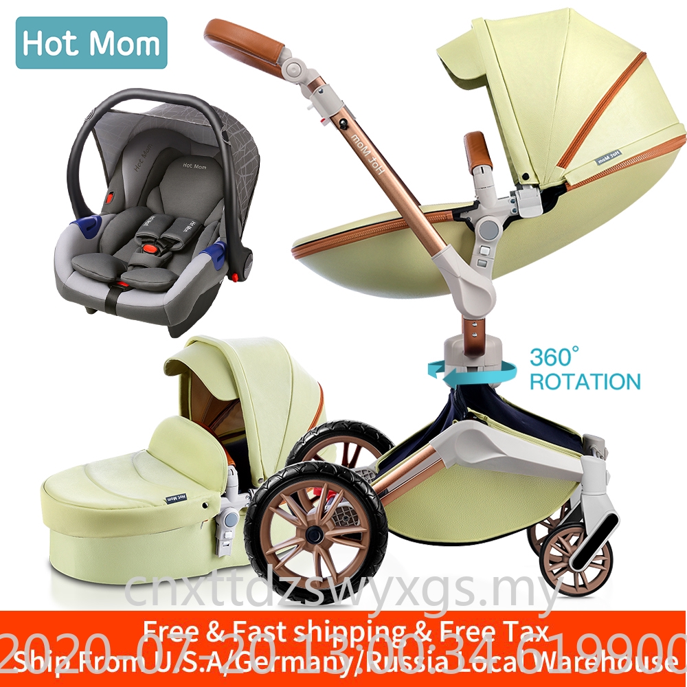 hot mom stroller with car seat