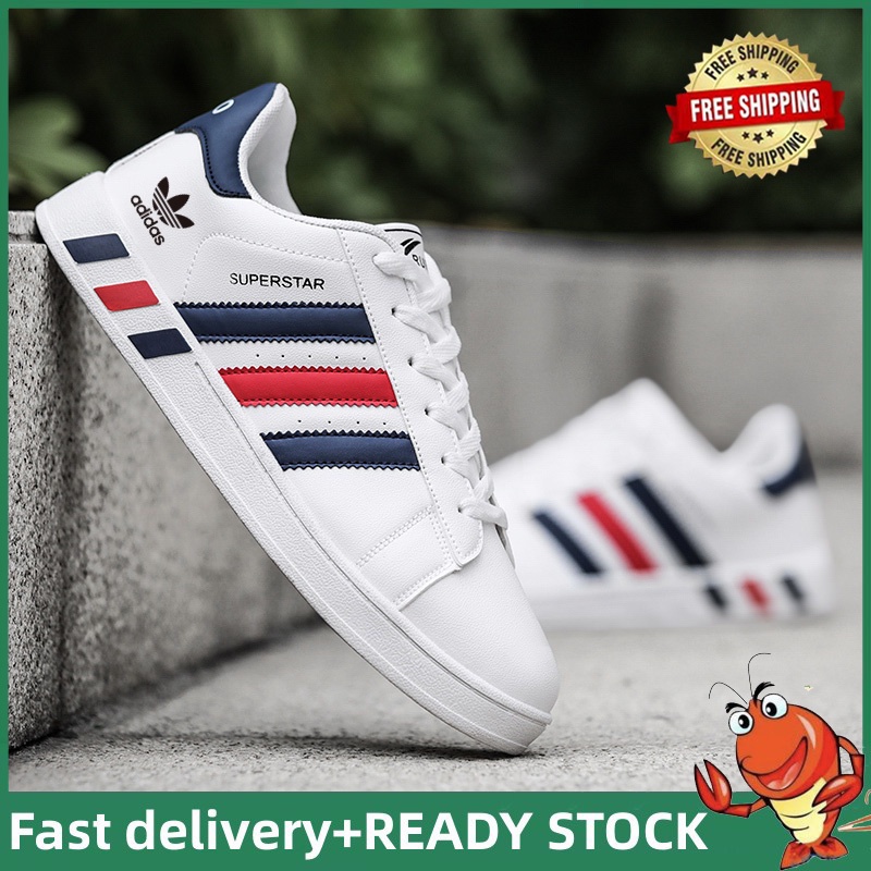 Ready Stock Raya Kasut Sport Lelaki White Sneakers Men Kasut Couple