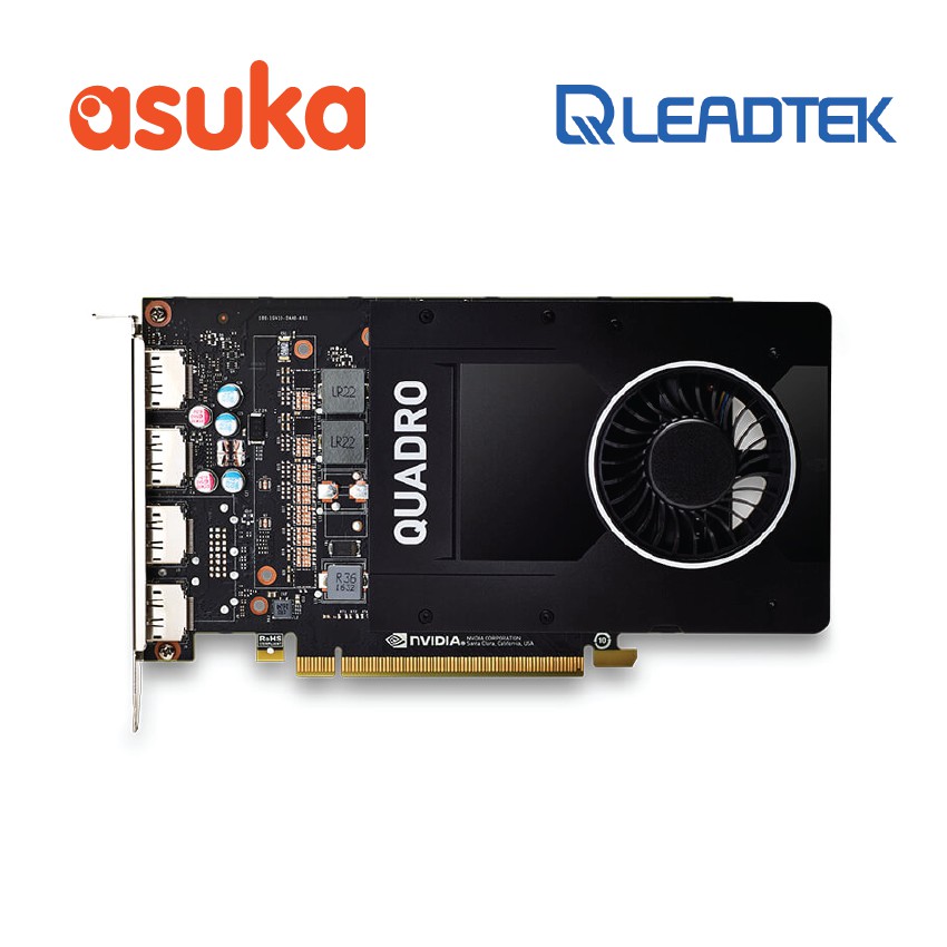 Leadtek NVIDIA Quadro P2000 5GB GDDR5 160 Bit Workstation Graphic Card