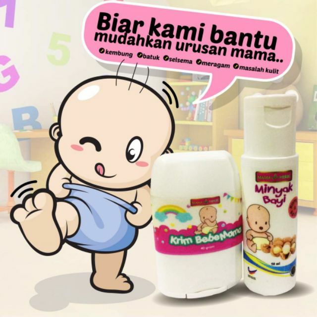 Combo jimat (Krim Bebemama + Minyak Bayi)  Shopee Malaysia