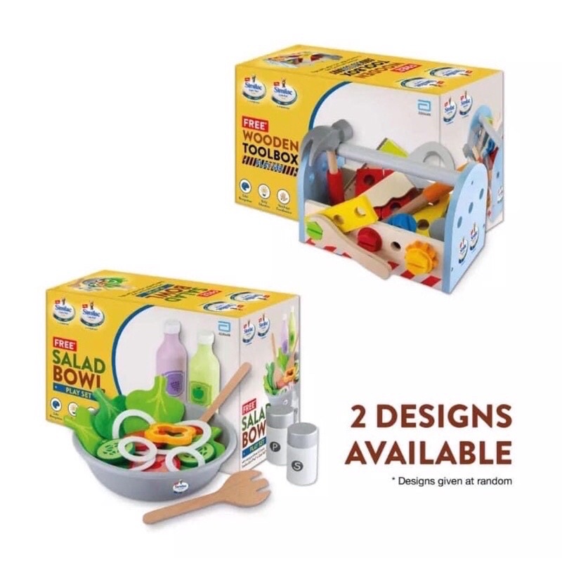 [Similac] Wooden Tool Box Play Set Fix It for Kids (Little Carpenter