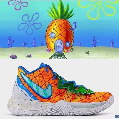 kyrie spongebob house