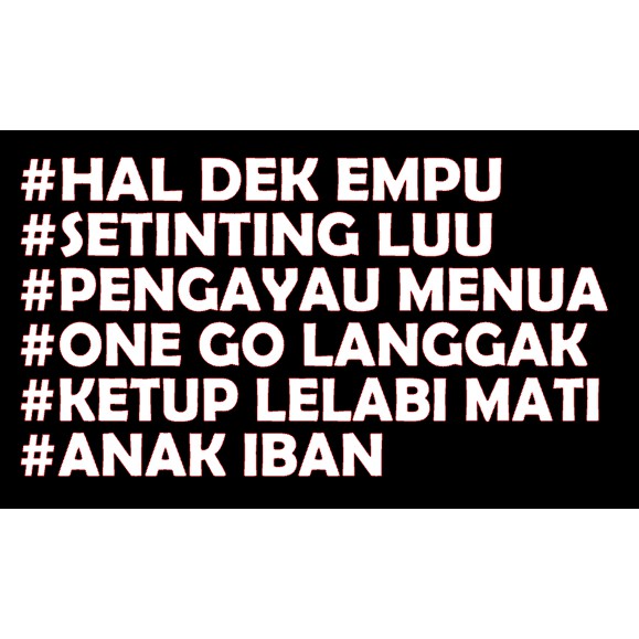 Iban Car Stickers Malaysia