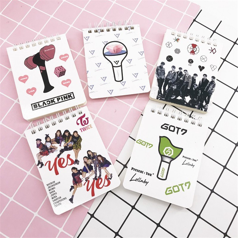 Kpop Black Pink Diaries Book Daily Planner Notebook Got7 Seventeen Exo Twice Shopee Malaysia