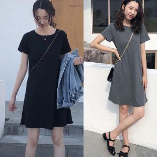simple black summer dress