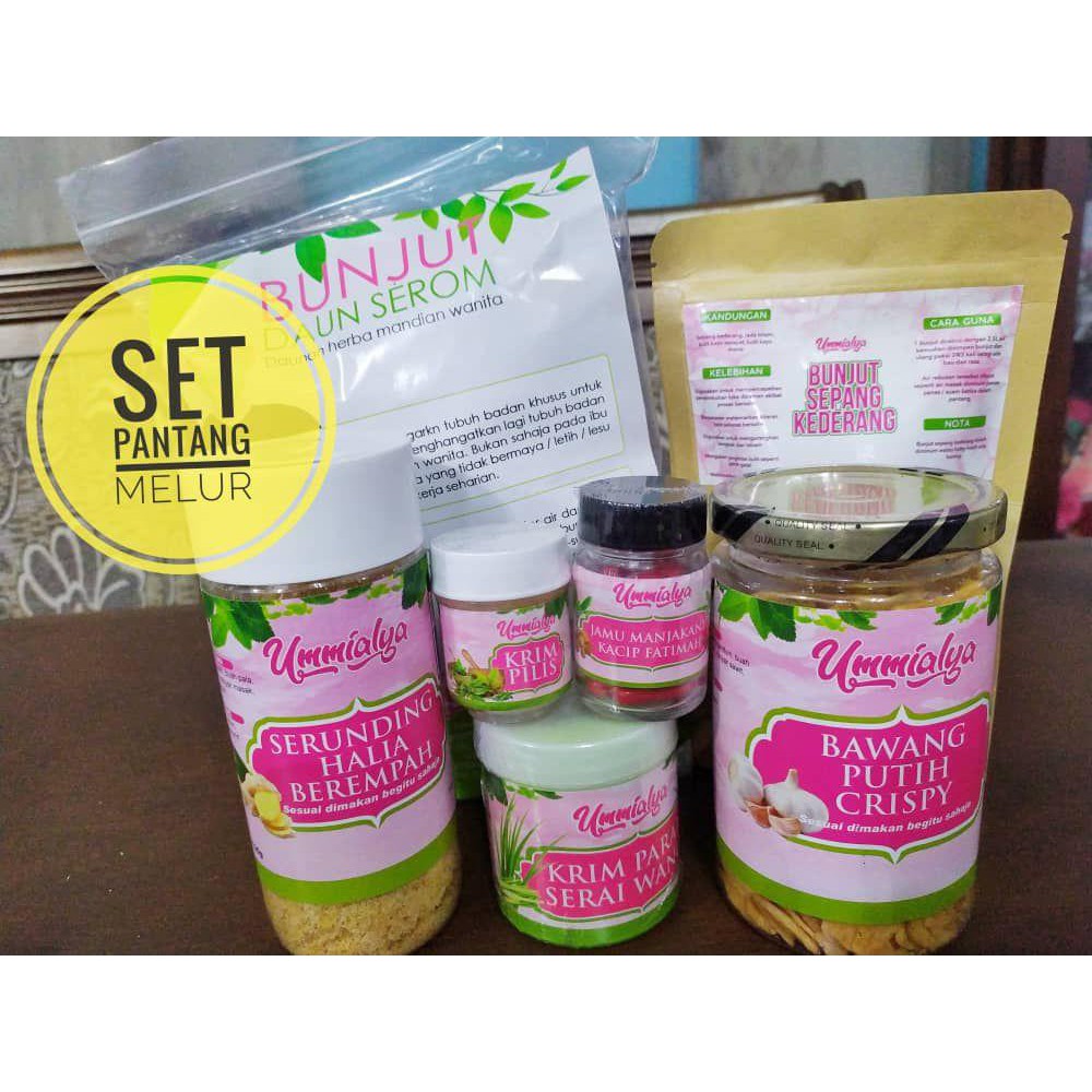 [ready Stock] Ummialya Set Pantang Melur Set Pantang Lengkap Set