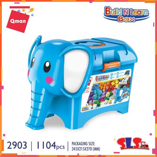 Qman Enlighten No 2901 Build N Learn Box 460pcs Shopee