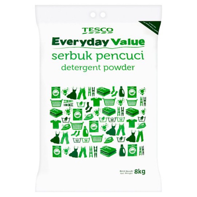 Tesco Everyday Value Detergent Powder 7kg Shopee Malaysia