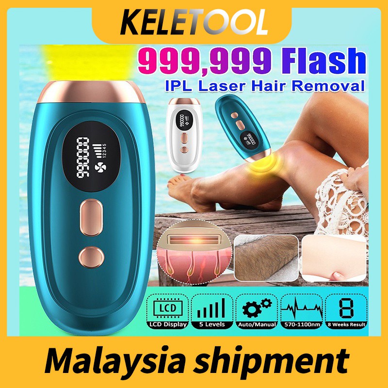 Flash IPL Laser Hair Removal Device 990,000 pulses 5 Light energy level