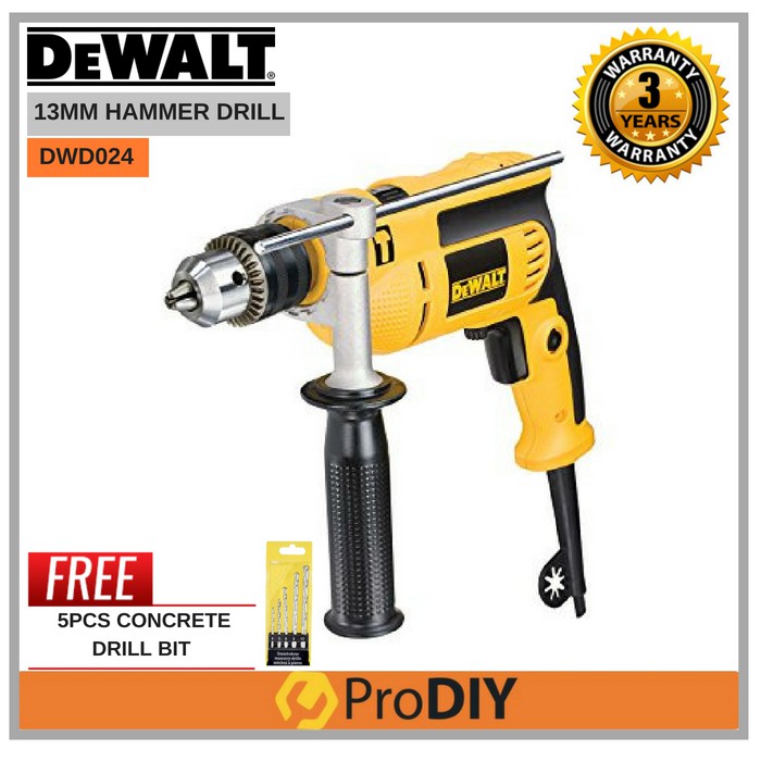 dewalt concrete hammer drill