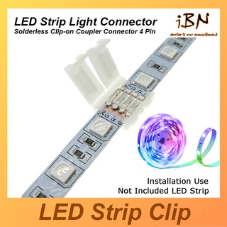 5 PACK Long Coupling/Jumper/Gap Solderless Clip-on 5050 LED Strip Tape 10mm 