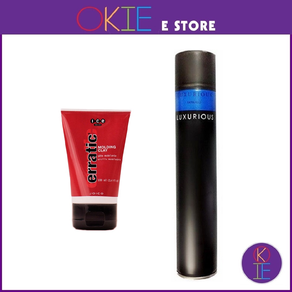 Joico Ice Erratic Molding Clay 100ml + Luxurious Extra Hold