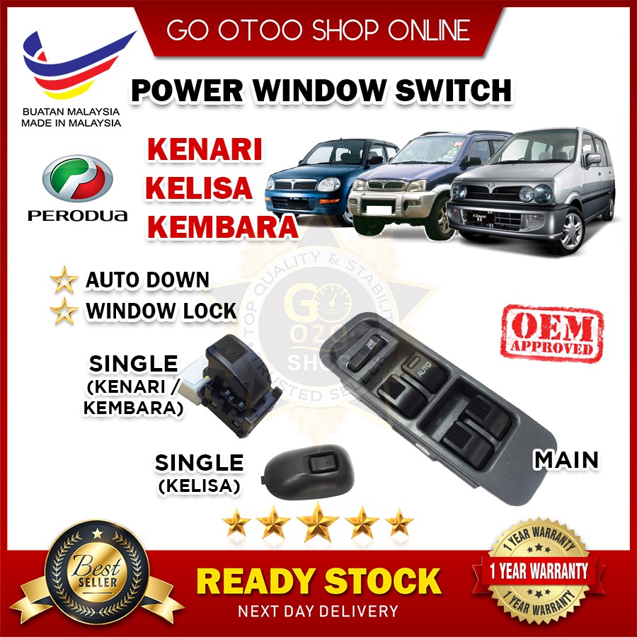 OEM Auto Down Perodua Kembara Kenari And Kelisa Power 