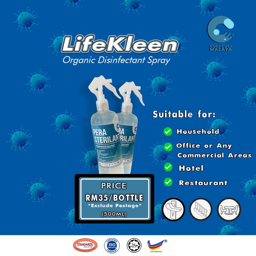 DIACLEAN PERA STERILENT Organic HALAL Disinfection Sterilization Non