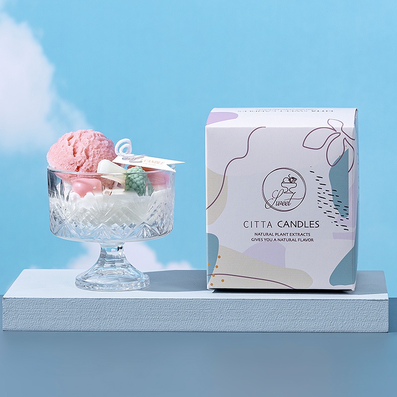 Art LivingCitta Scented Candle Aroma Candle with Fragrance Aromatic Essential Oil Valentine Girlfriend Gift