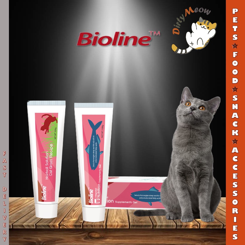 Bioline Hairball Solution / Integrated Nutrition Supplements Gel100g