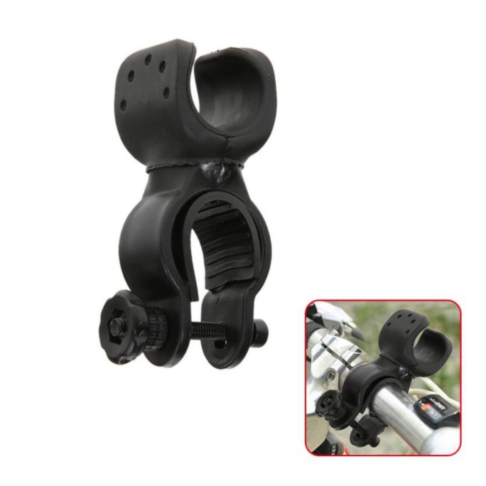 bicycle handle torchlight holder adapter lampu bracket basikal -READY ...