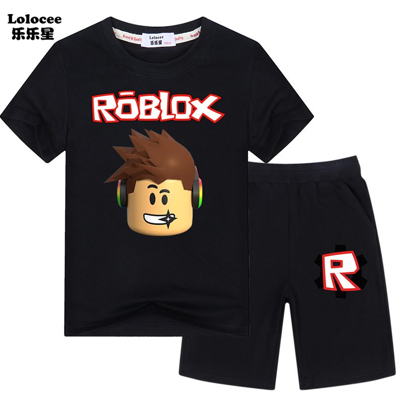 Roblox Clothes Sets Kids Fashion Sets Big Boy Video Games Clothing Cotton Sets Shopee Malaysia - children roblox game spring clothing sets boys clothes set