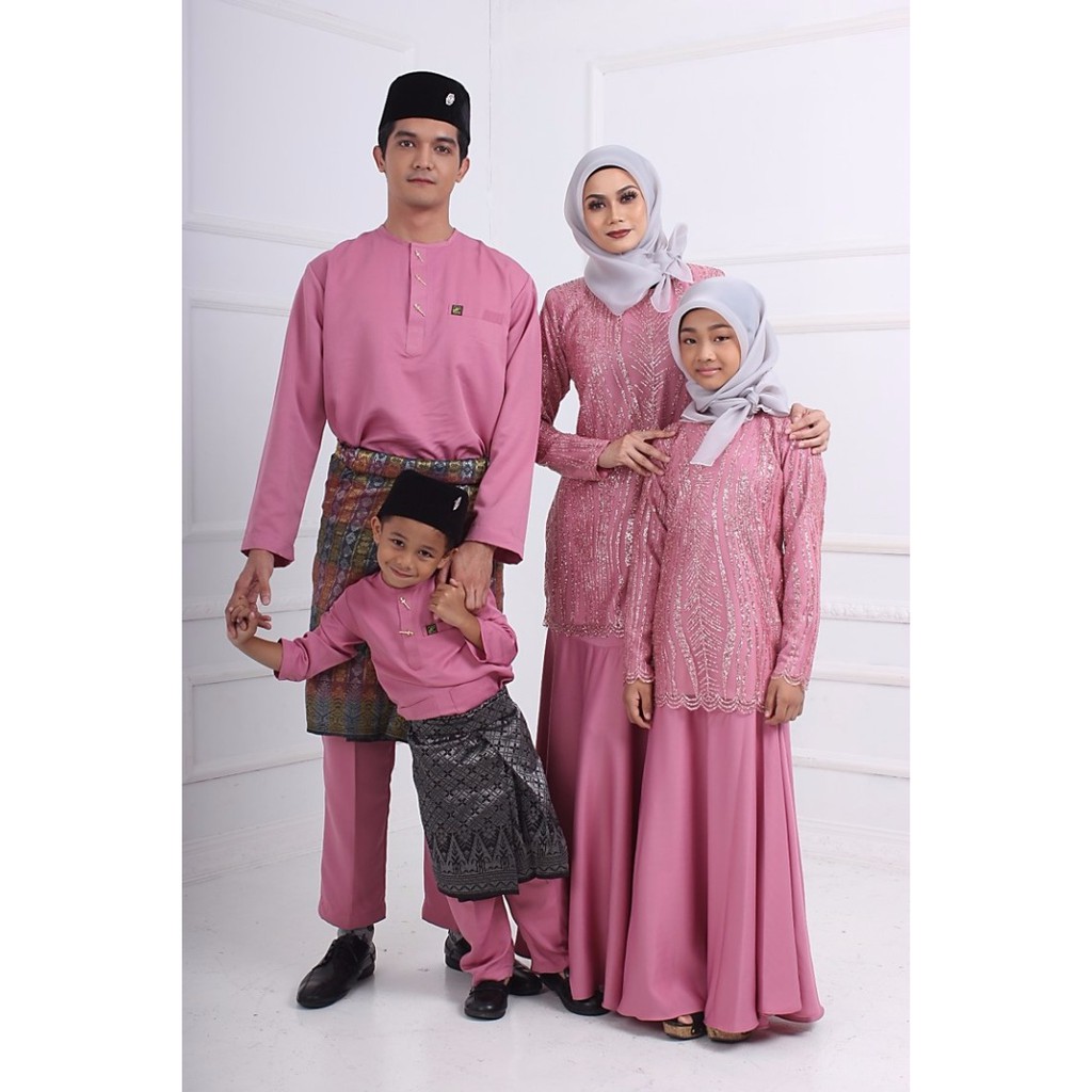 Baju raya pink belacan