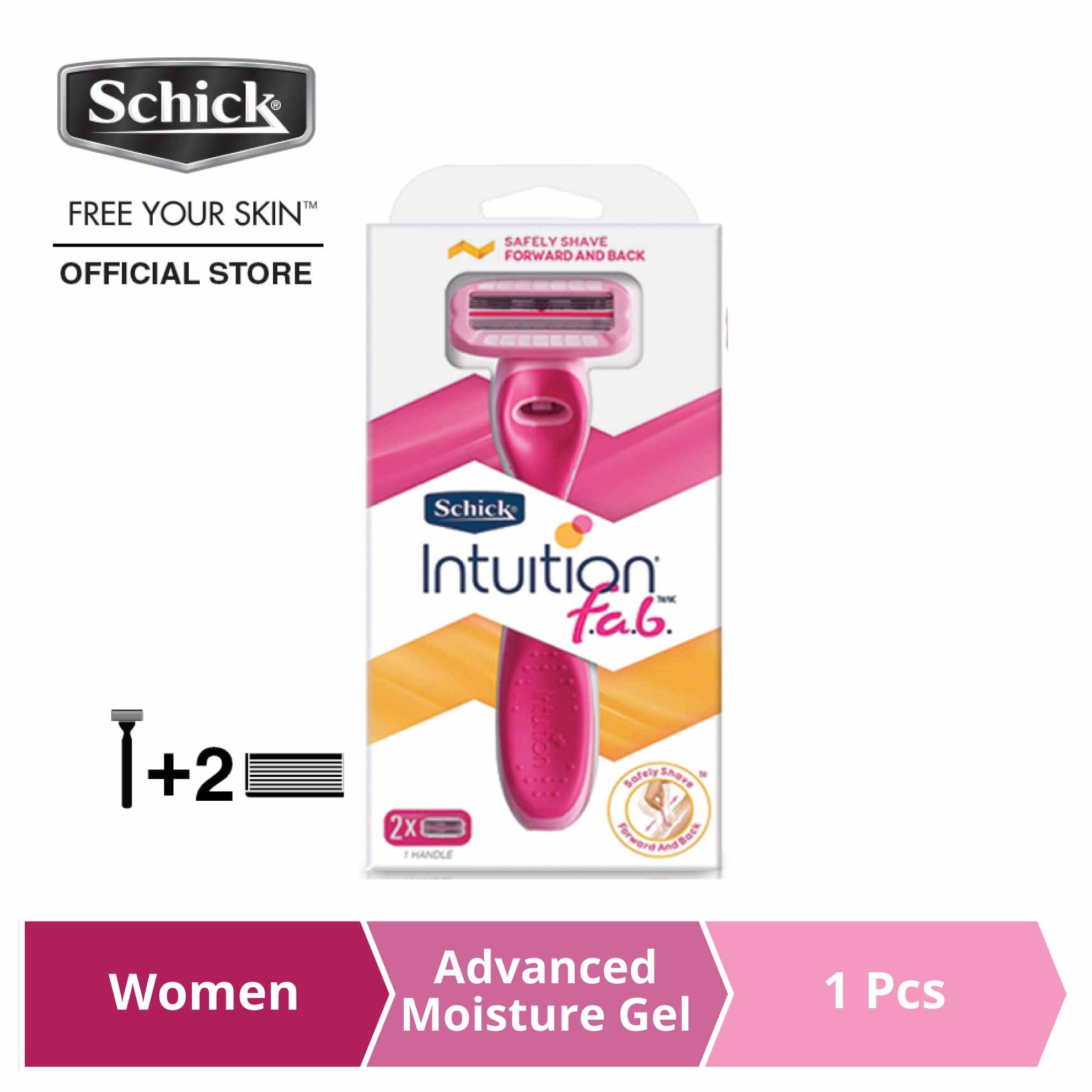 Schick Intuition Women Razor Kit (1 pcs) Intuition Front and Back Razor