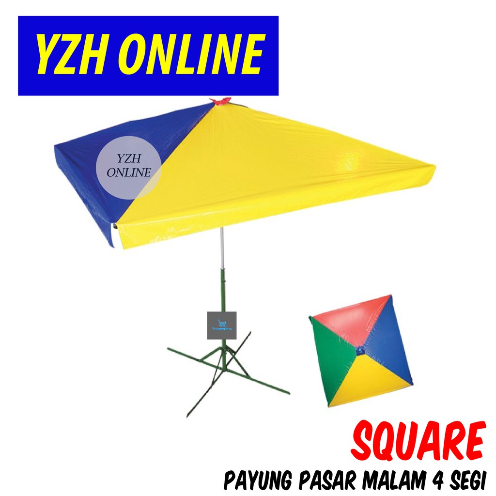 Payung Pasar Malam Bulat 4 Segi Hawker Style Payung Pasar Malam Bulat 4 Segi Hawker Style