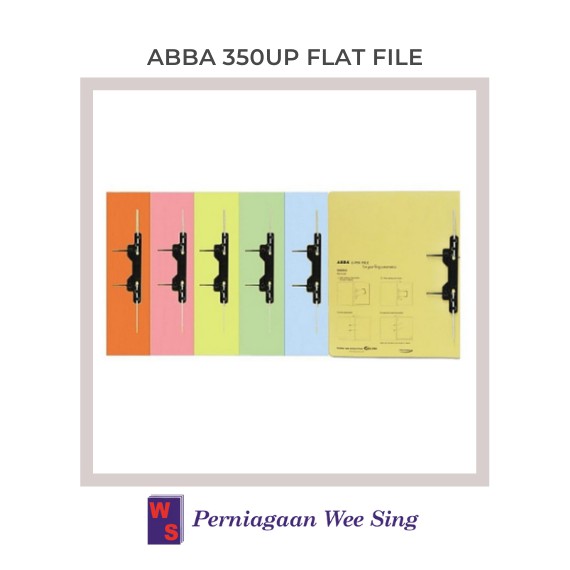 [WEE SING] *READY STOCK* ABBA 350 U-Pin Flat File/Paper File/ Spring ...