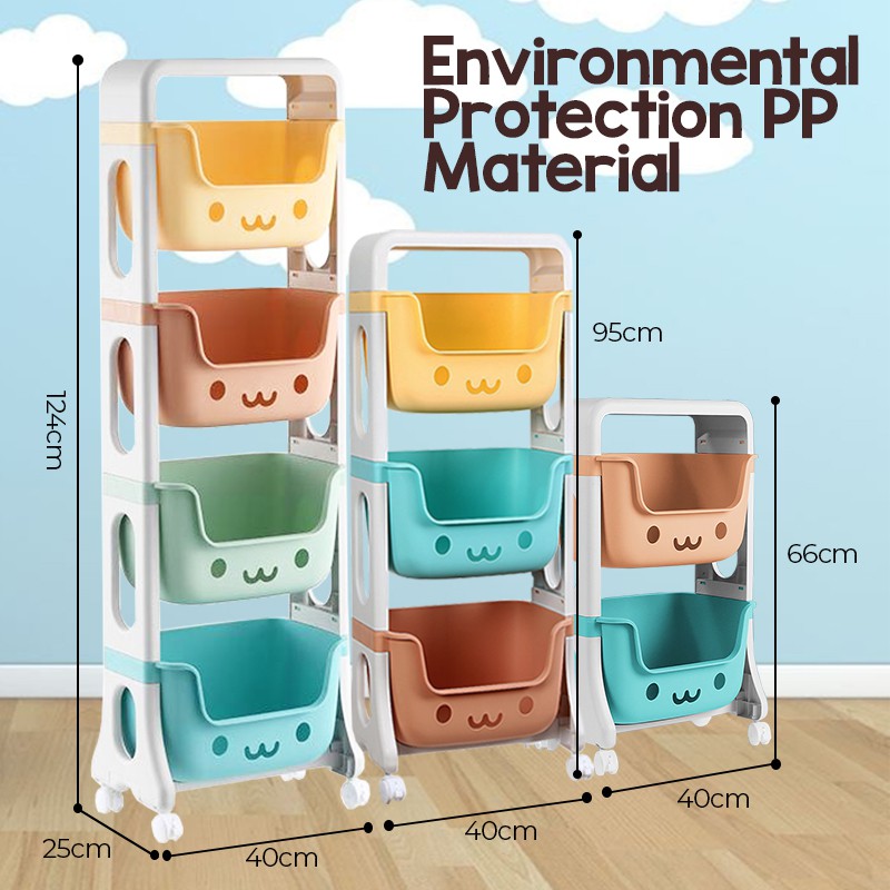 Kids Toys Storage Organizer Rack Mainan Budak Kanak Kanak Kids Toys Storage Organizer Rack Mainan Budak Kanak Kanak