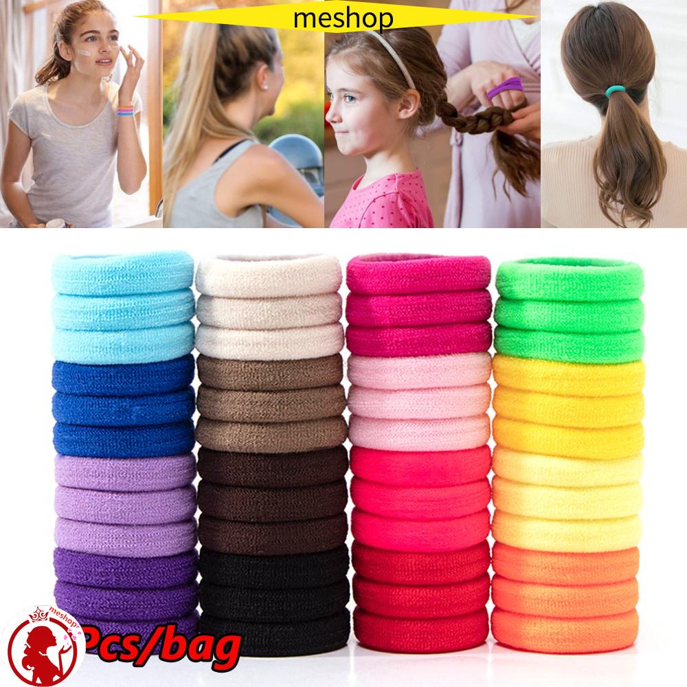 ME 50Pcs/lot Wholesale Elastic Hair Bands Headbands Hair Rope Ties Rubber  Bands Hair Accessories Nylon No-damage Women Girls Ponytail Holder  Scrunchies | Shopee Malaysia
