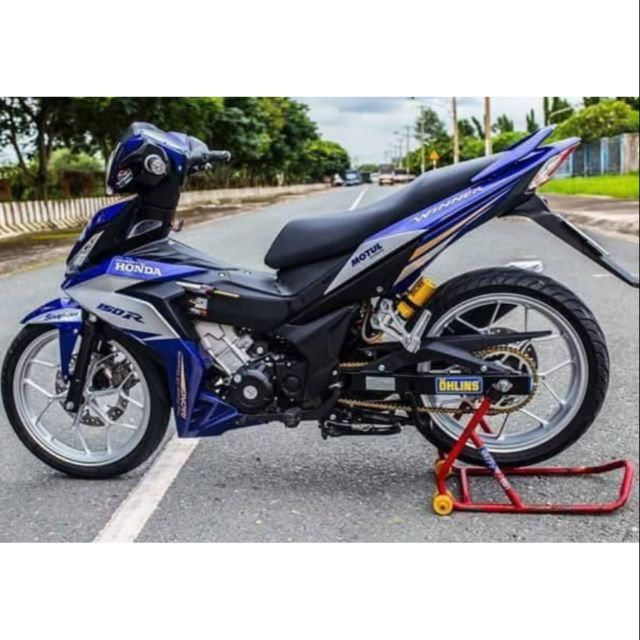 COVERSET HLD HONDA RS150 WINNER MOTUL BLUE V1 V2 | Shopee Malaysia