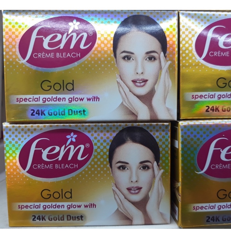 fem creme bleach gold 24g