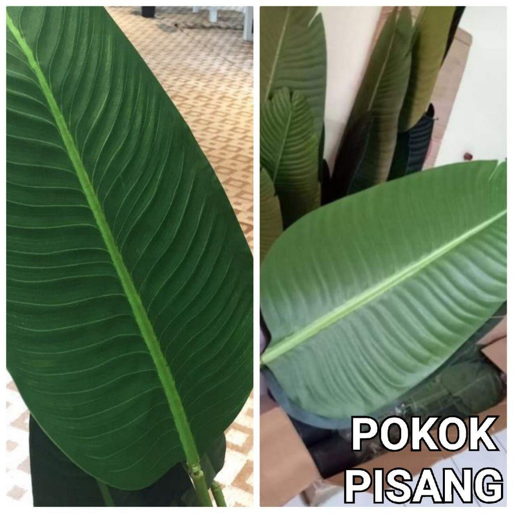 Ready Stock Pokok Pisang Premium Quality Banana Leaf Artificial Plant Shopee Malaysia