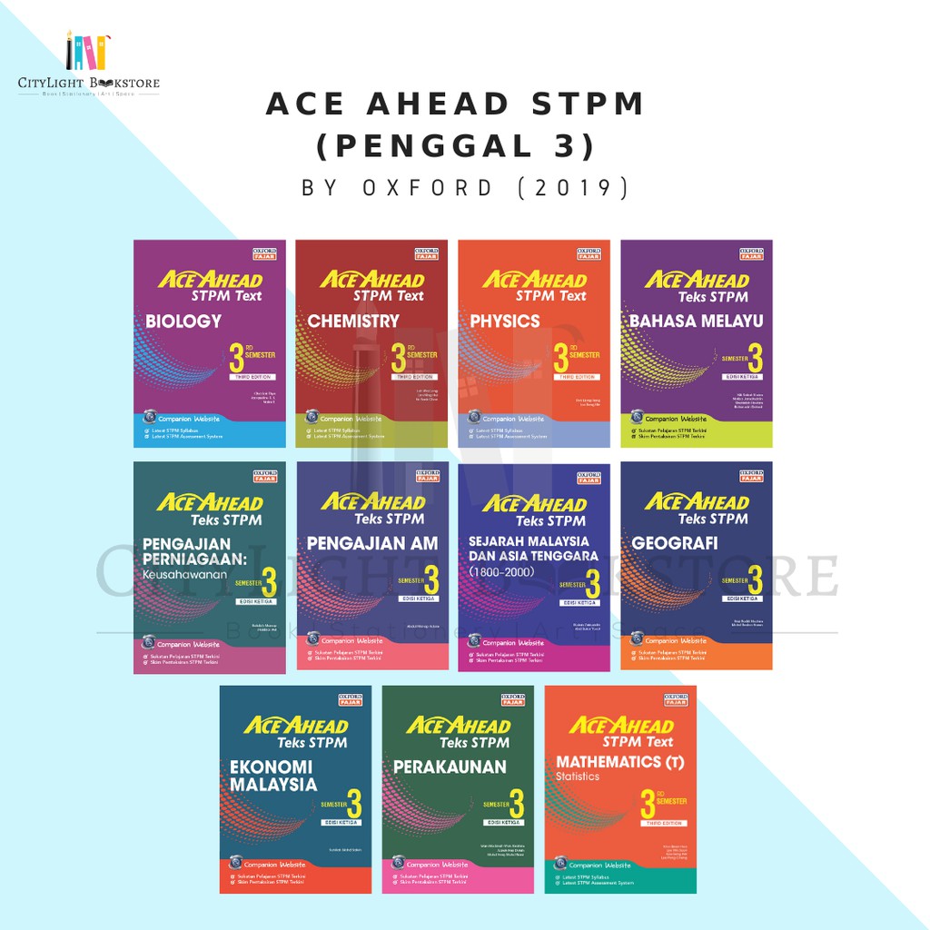 [CITYLIGHT] Buku Rujukan: Ace Ahead STPM Text (Penggal 3 