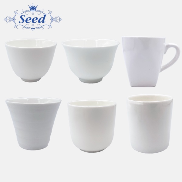 Ceramic Plain White coffee cup tea mug cups coffee mugs small
