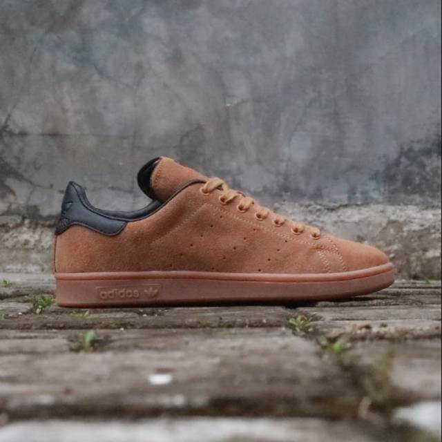 adidas stan smith brown suede
