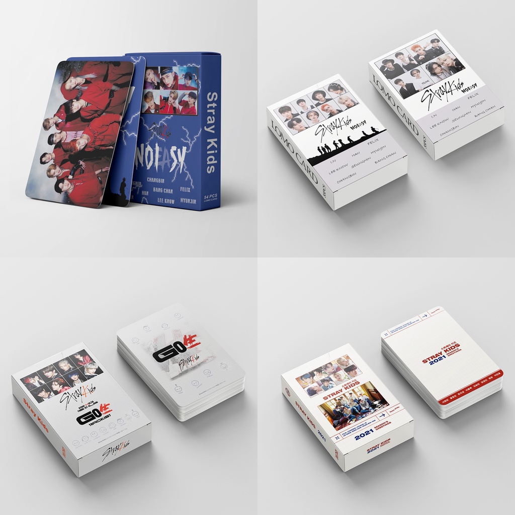 Stray Kids NOEASY Album 54pcs Lomo Card Photocard Small Card StrayKids ...