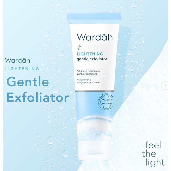 cara pakai wardah gentle exfoliator