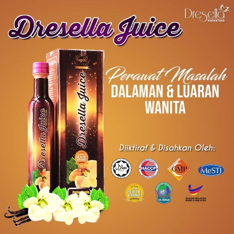 Dressella Juice Pakar Merawat Masalah Dalaman Luaran Wanita Shopee Malaysia