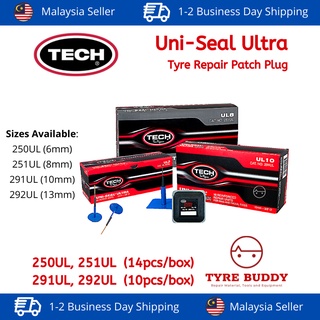 Tech Permacure 222 Box Of 50 Tyre Repairs Tyre String 
