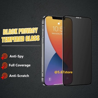 9H PRIVACY Anti-Spy iPhone 13 11 12 PRO 6 6S 7 8 Plus XR X XS Max Tempered Glass Tinted Screen Protector