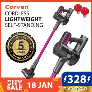 Corvan Cordless Vacuum Cleaner K6. Wireless for Home & Car. 5-Year Vacuum Motor Warranty