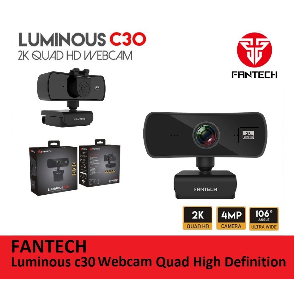 fantech luminous c30 quad high definition webcam