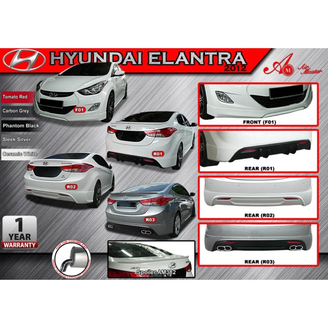 elantra 2013 body kit