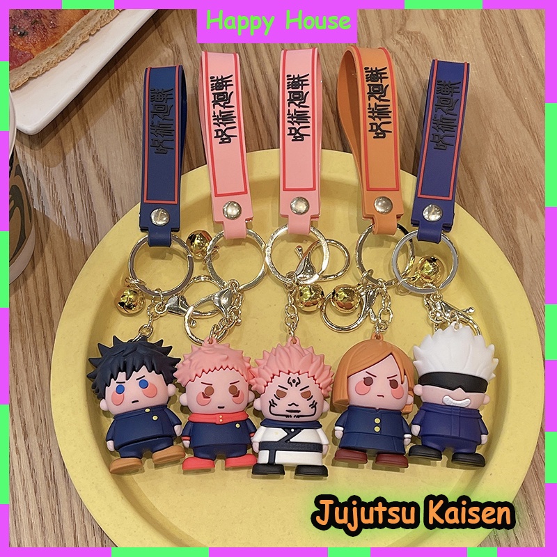 Ready Stock Jujutsu Kaisen Keychain Megumi/Itadori/Nobara/Satoru ...