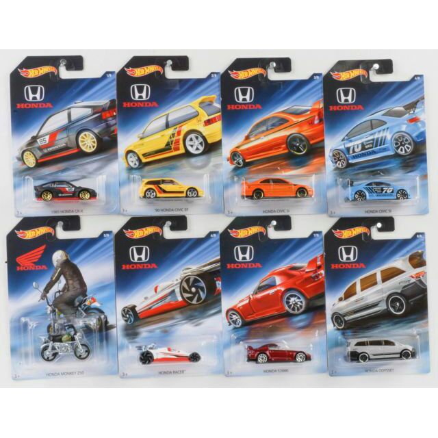 honda series hot wheels