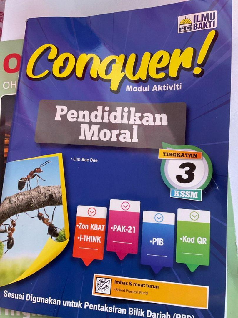 Buku Conquer Pendidikan Moral Kssm Modul Aktiviti Pt3 Tingkatan 1 2 3 Shopee Malaysia