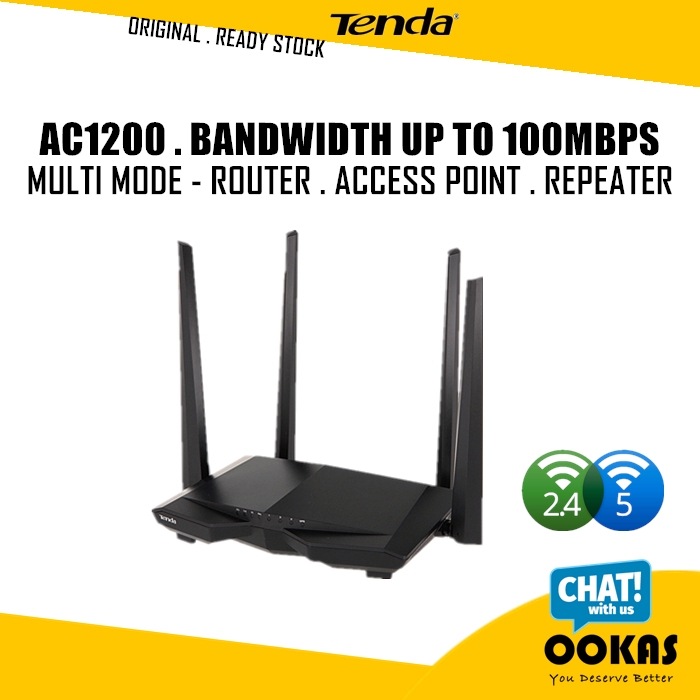 Tenda AC6 AC1200 Dual Band 5GHz + 2.4GHz Wireless WiFi ...