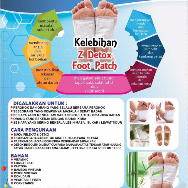 Z DETOX FOOT PATCH  Shopee Malaysia