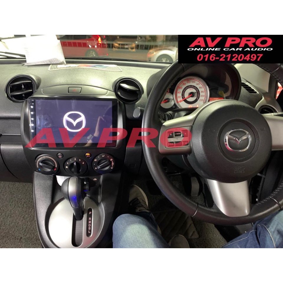 10 14 Mazda 2 Oem 9 Android 9 10 Wifi Gps Usb Mp4 Mp5 Video Player Free Reverse Camera Shopee Malaysia